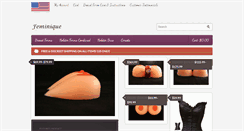 Desktop Screenshot of feminiquebreastforms.com